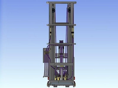 Stand Up Reach Truck