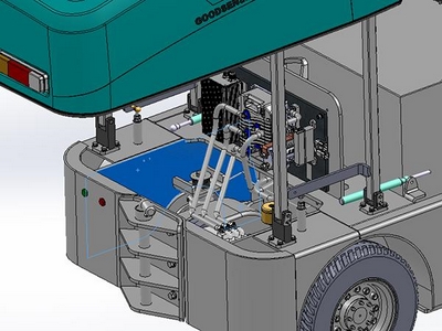 Stand Up Reach Truck